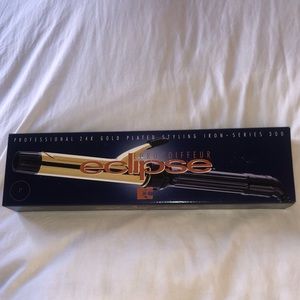 Eclipse 24K Gold-Plated Curling Styling Iron (1")